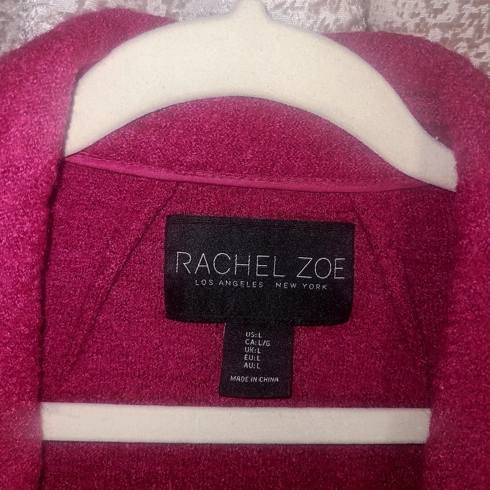 Rachel Zoe  jacket long blazer coat wool blend - Picture 3 of 7